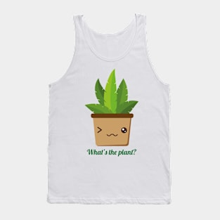 Funny aloe vera plant Tank Top